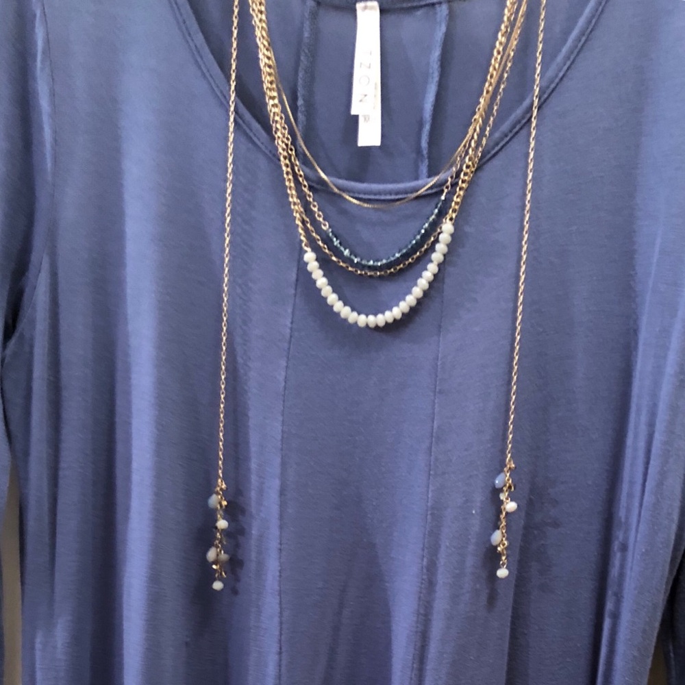 LOFT layered necklace - Picture 4 of 7